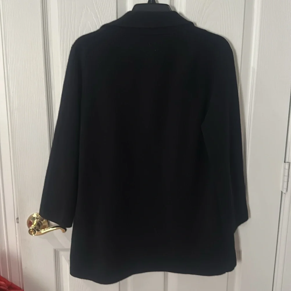 J. Crew Women's Black knit Blazer as medium